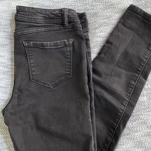 Blue spice black jeggings mid rise